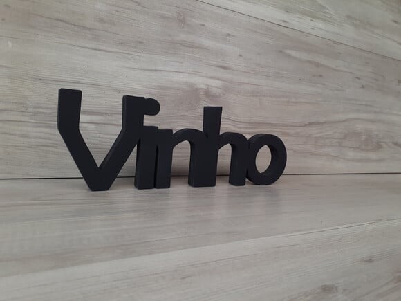 Palavra decorativa Vinho