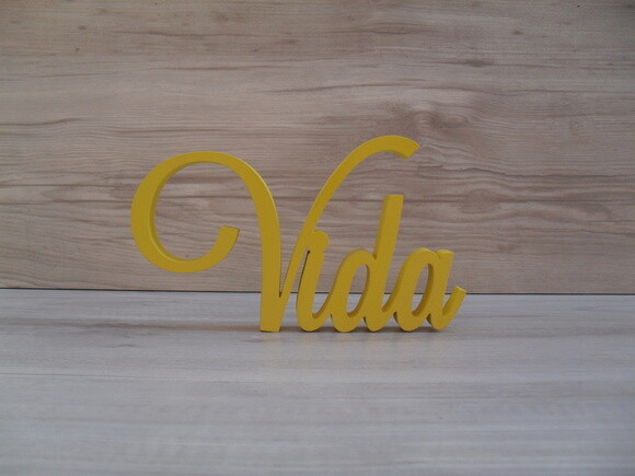 Palavra decorativa Vida Mod LS