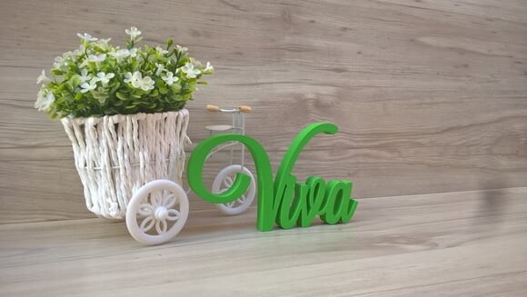 Palavra decorativa Viva Mod LS