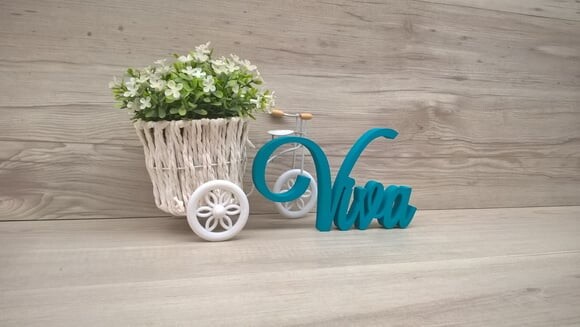 Palavra decorativa Viva Mod LS