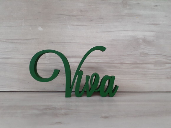 Palavra Decorativa Viva Mod Ls