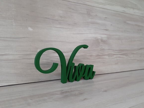 Palavra Decorativa Viva Mod Ls