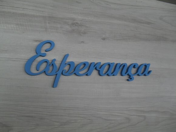Palavra MDF de Parede - Esperança