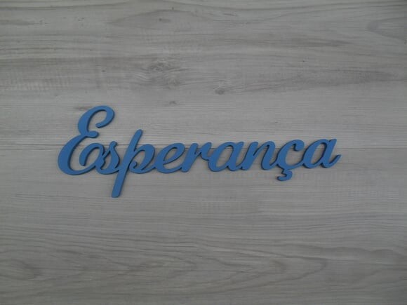 Palavra MDF de Parede - Esperança