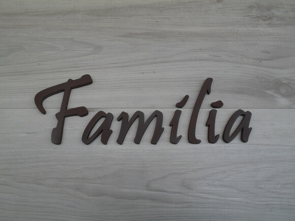 Palavra MDF de Parede - Família