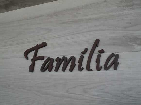 Palavra MDF de Parede - Família