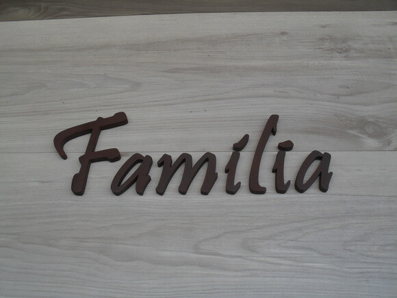 Palavra MDF de Parede - Família