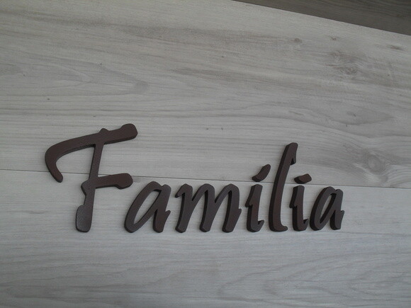 Palavra MDF de Parede - Família