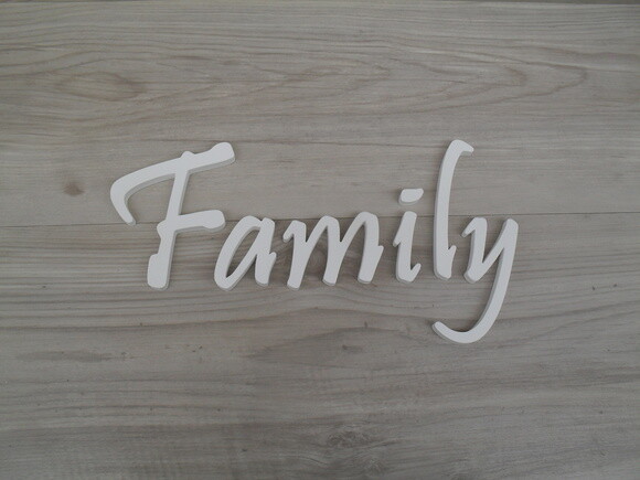 Palavra MDF de Parede - Family