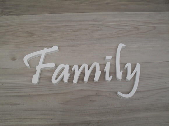 Palavra MDF de Parede - Family