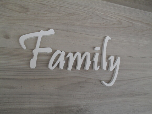 Palavra MDF de Parede - Family