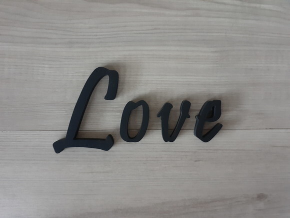 Palavra MDF de Parede - Love