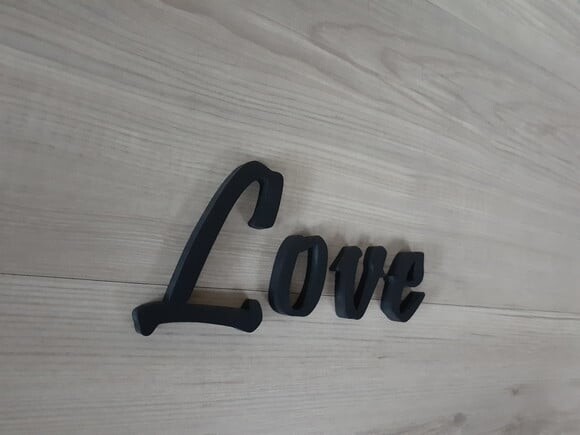 Palavra MDF de Parede - Love