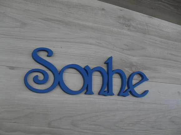 Palavra mdf de Parede - Sonhe