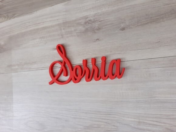 Palavra MDF de Parede - Sorria