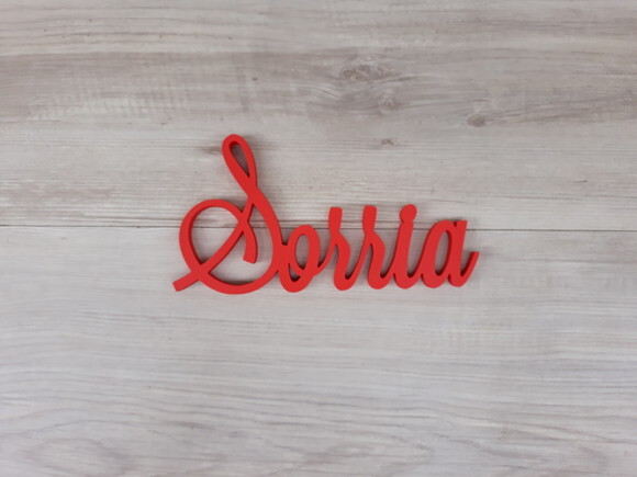 Palavra MDF de Parede - Sorria