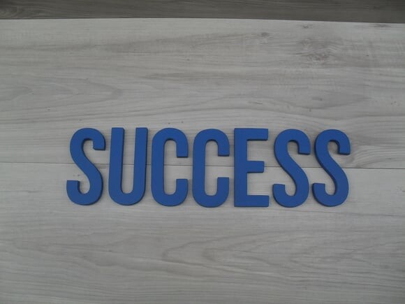 Palavra MDF de Parede - SUCCESS