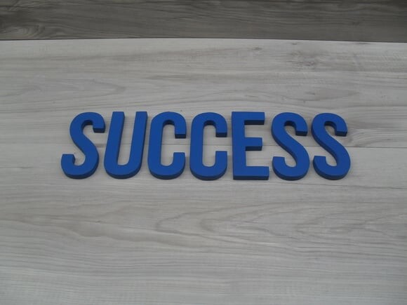 Palavra MDF de Parede - SUCCESS