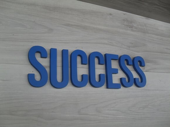 Palavra MDF de Parede - SUCCESS