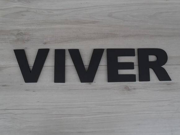 Palavra MDF de Parede - VIVER