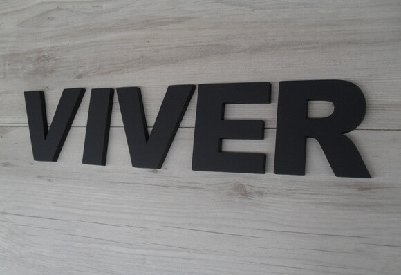 Palavra MDF de Parede - VIVER