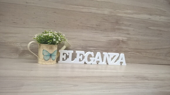 Palavra personalizada de mesa em MDF - linha BK - ELEGANZA