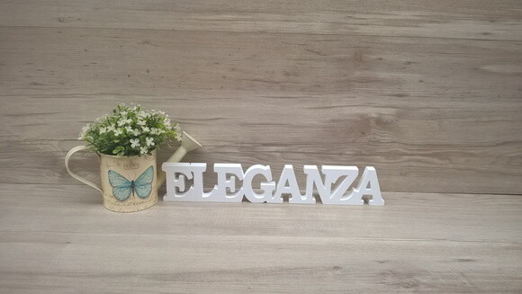 Palavra personalizada de mesa em MDF - linha BK - ELEGANZA