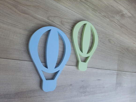 Par de Balões em mdf - Decoração de Parede