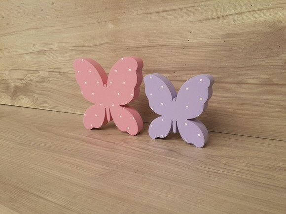 Par de Borboletas de mesa em mdf