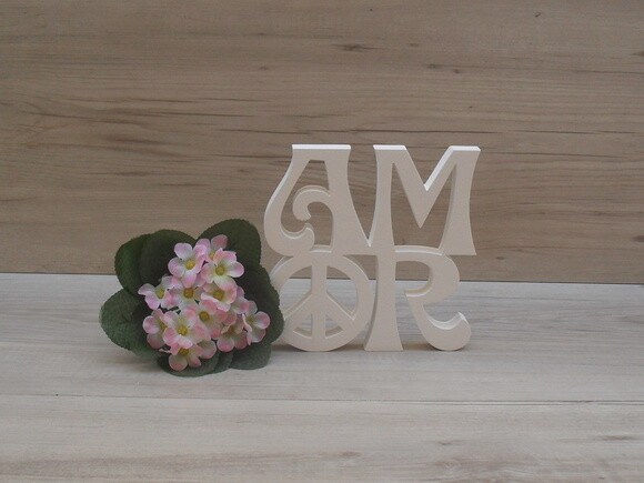 Paz e Amor - linha Hippie 15 cm