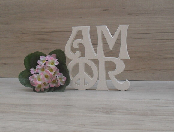 Paz e Amor - linha Hippie 15 cm