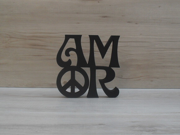 Paz e Amor - linha Hippie 15 cm