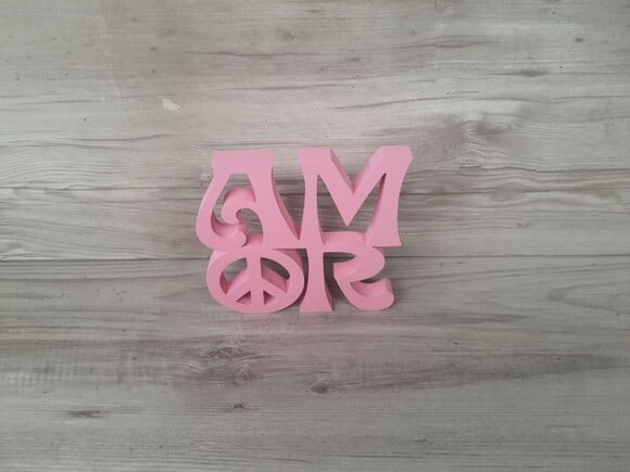 Paz e Amor Linha Hippie - 15 cm