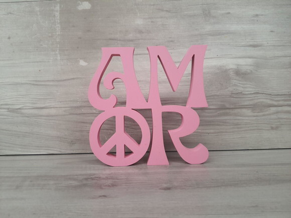 Paz e Amor Linha Hippie - 15 cm