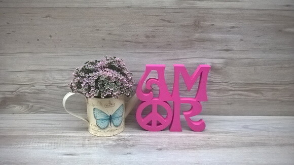 Paz e Amor Linha Hippie - 15 cm