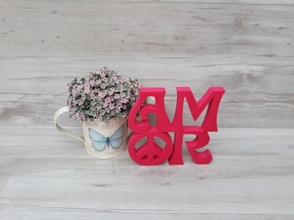 Paz e Amor Linha Hippie - 15 cm