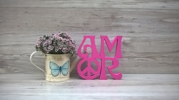 Paz e Amor Linha Hippie - 15 cm