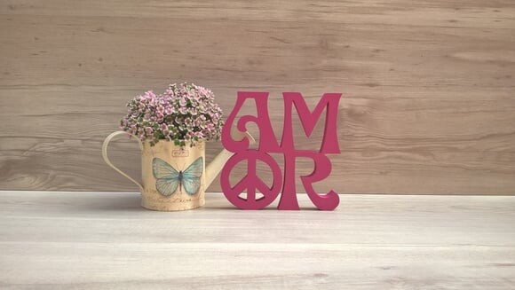 Paz e Amor Linha Hippie - 15 cm