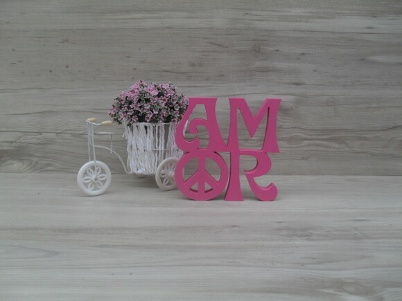 Paz e Amor Linha Hippie - 15 cm