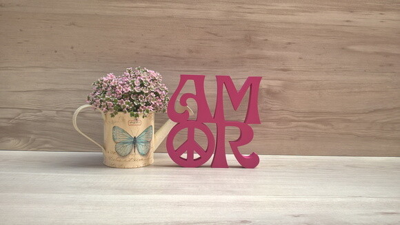 Paz e Amor Linha Hippie - 15 cm