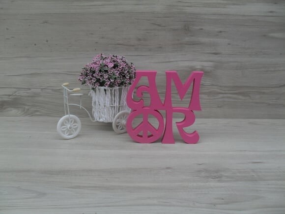 Paz e Amor Linha Hippie - 15 cm
