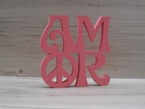 Paz e Amor Linha Hippie - 15 cm