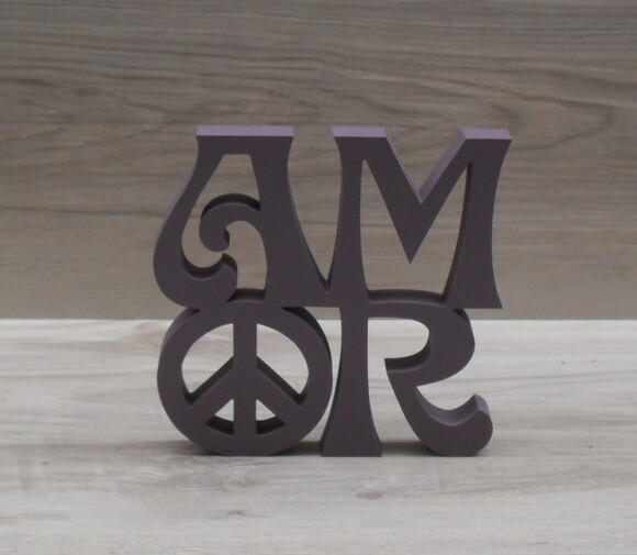 Paz e Amor Linha Hippie - 15 cm