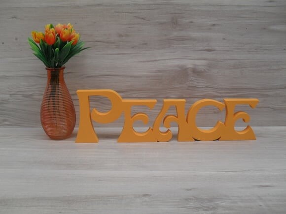 Peace - linha Hippie - 8 cm