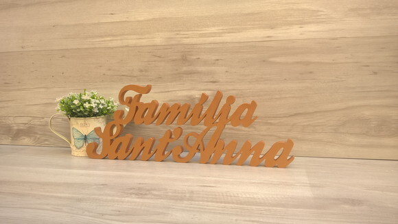 Peça de mesa Família com Sobrenome - linha Clássico