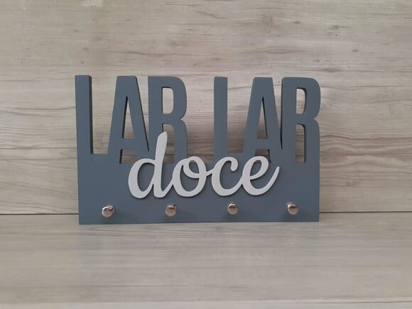 Porta Chaves Lar Doce Lar
