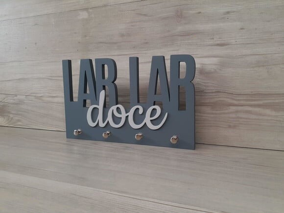 Porta Chaves Lar Doce Lar