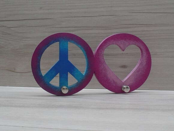 Porta Chaves Paz e Amor