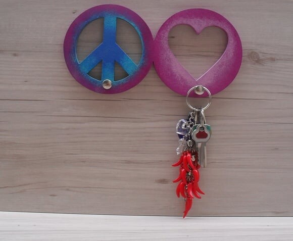 Porta Chaves Paz e Amor