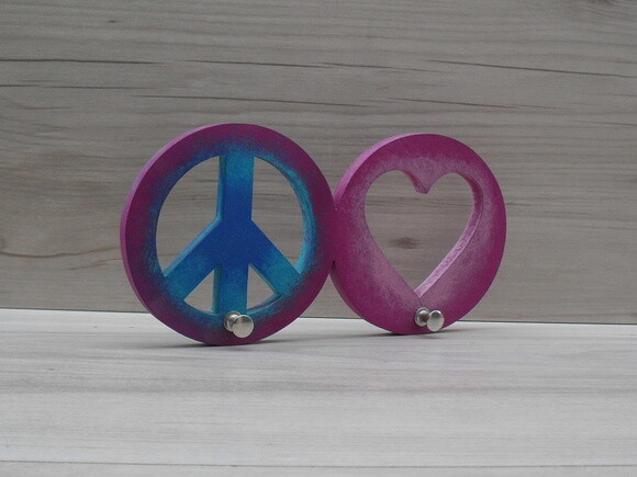 Porta Chaves Paz e Amor